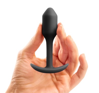 Plug analny - B-Vibe Snug Plug 1 Black